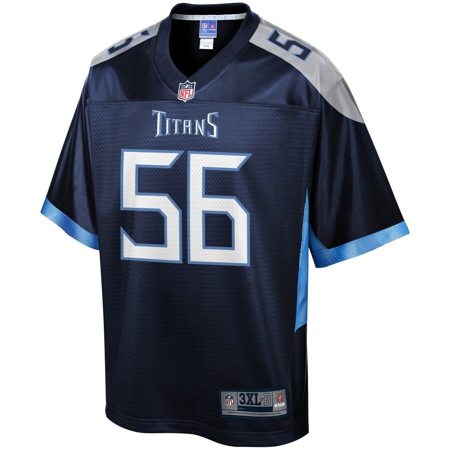 Tennessee Titans Sharif Finch Pro Line Big & Tall Team Color Navy Football Jersey product image