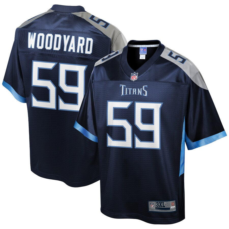 Tennessee Titans Wesley Woodyard Pro Line Big & Tall Team Color Navy Football Jersey product image