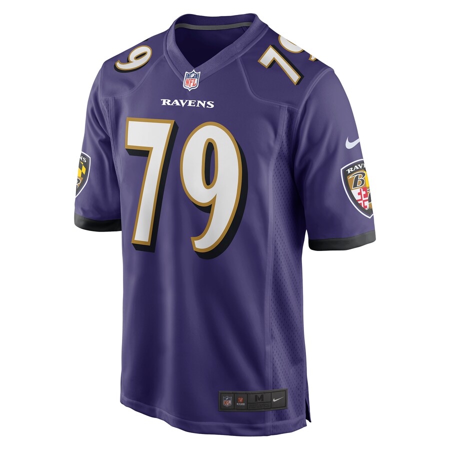 Baltimore Ravens Ronnie Stanley Game Purple Football Jersey product image