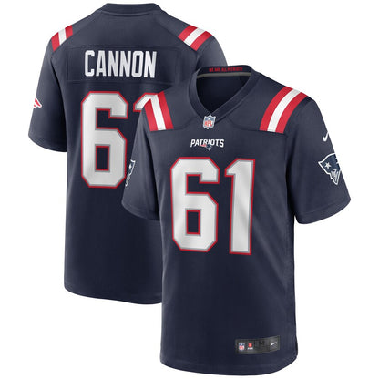 New England Patriots Marcus Cannon Game Navy Football Jersey product image