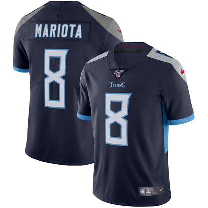 Tennessee Titans Marcus Mariota Limited Navy Football Jersey product image