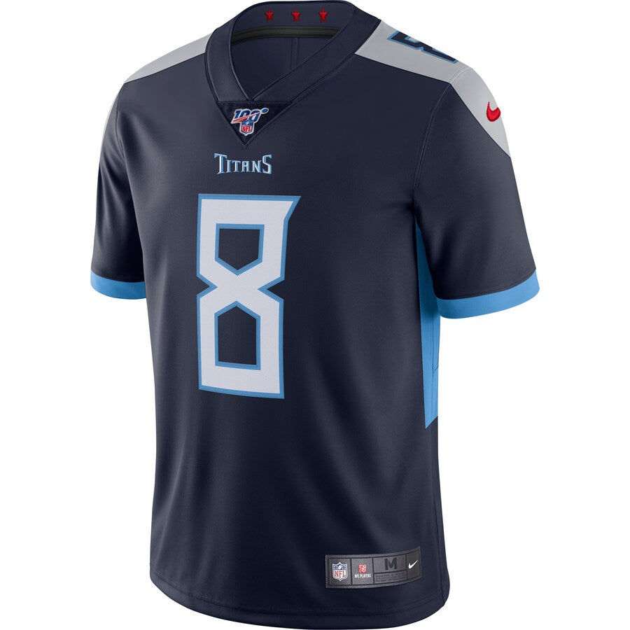 Tennessee Titans Marcus Mariota Limited Navy Football Jersey product image