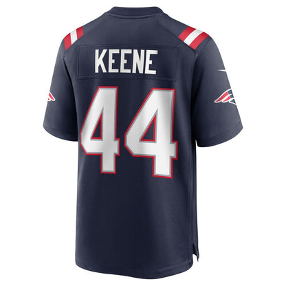 New England Patriots Dalton Keene Team Game Navy Football Jersey product image