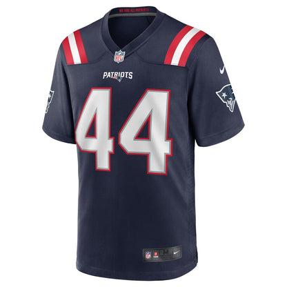 New England Patriots Dalton Keene Team Game Navy Football Jersey product image