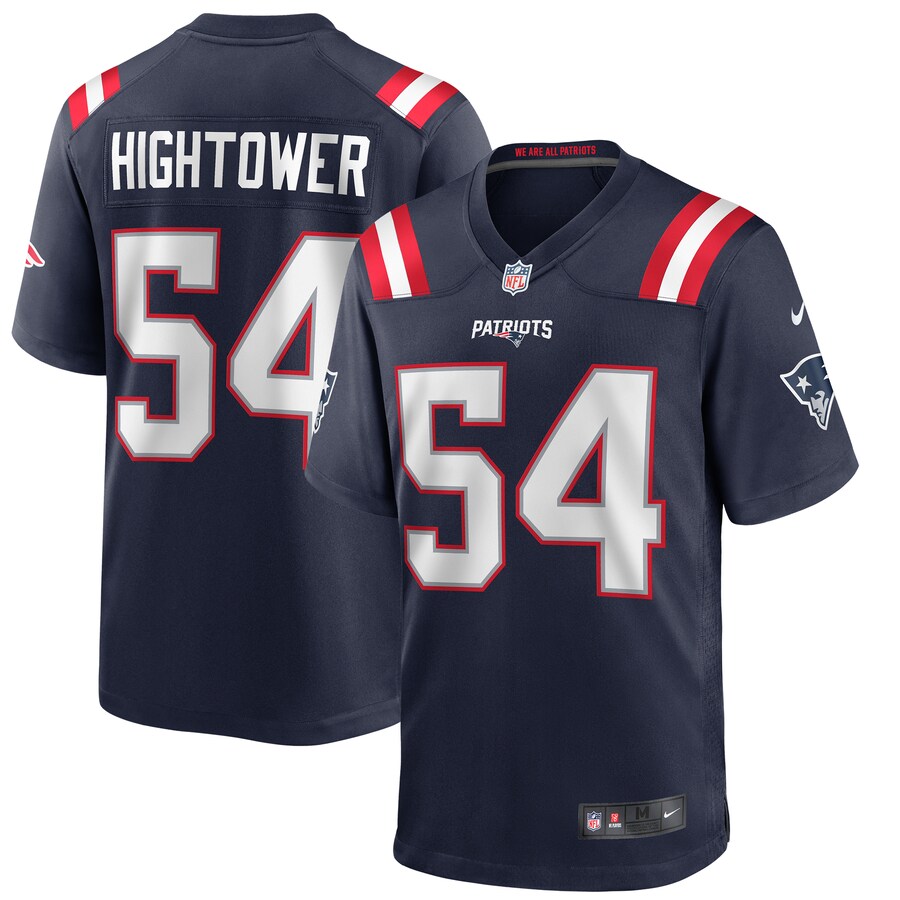 New England Patriots Dont'a Hightower Game Navy Football Jersey product image