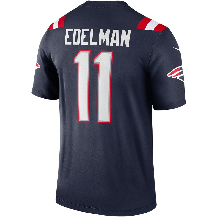 New England Patriots Julian Edelman Navy Football Jersey product image