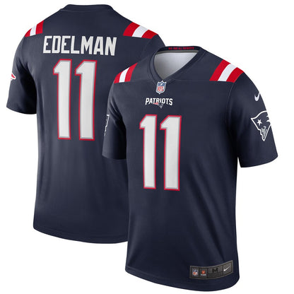 New England Patriots Julian Edelman Navy Football Jersey product image