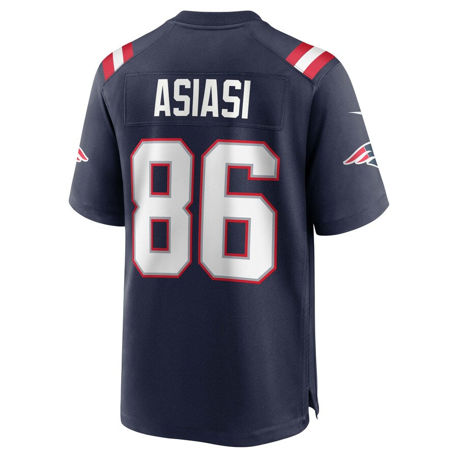 New England Patriots Devin Asiasi Team Game Navy Football Jersey product image