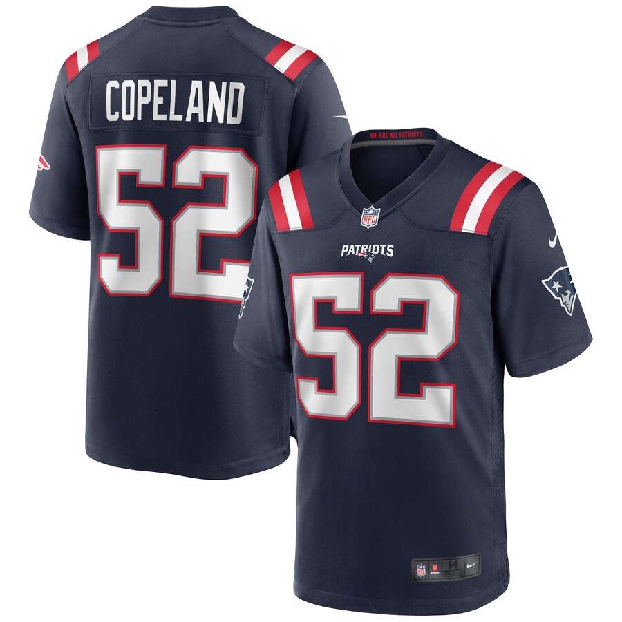 New England Patriots Brandon Copeland Game Navy Football Jersey product image