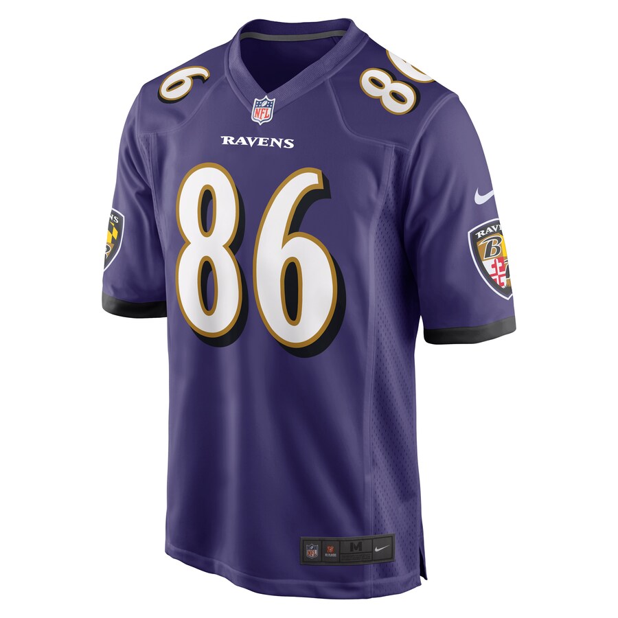 Baltimore Ravens Nick Boyle Game Purple Football Jersey product image