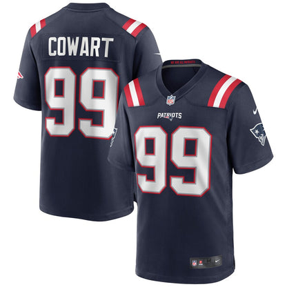 New England Patriots Byron Cowart Game Navy Football Jersey product image