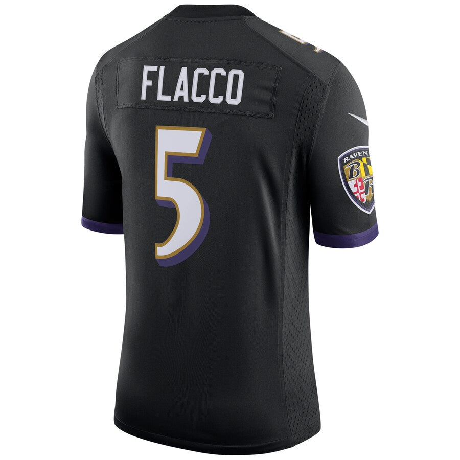 Baltimore Ravens Joe Flacco Limited Black Football Jersey product image