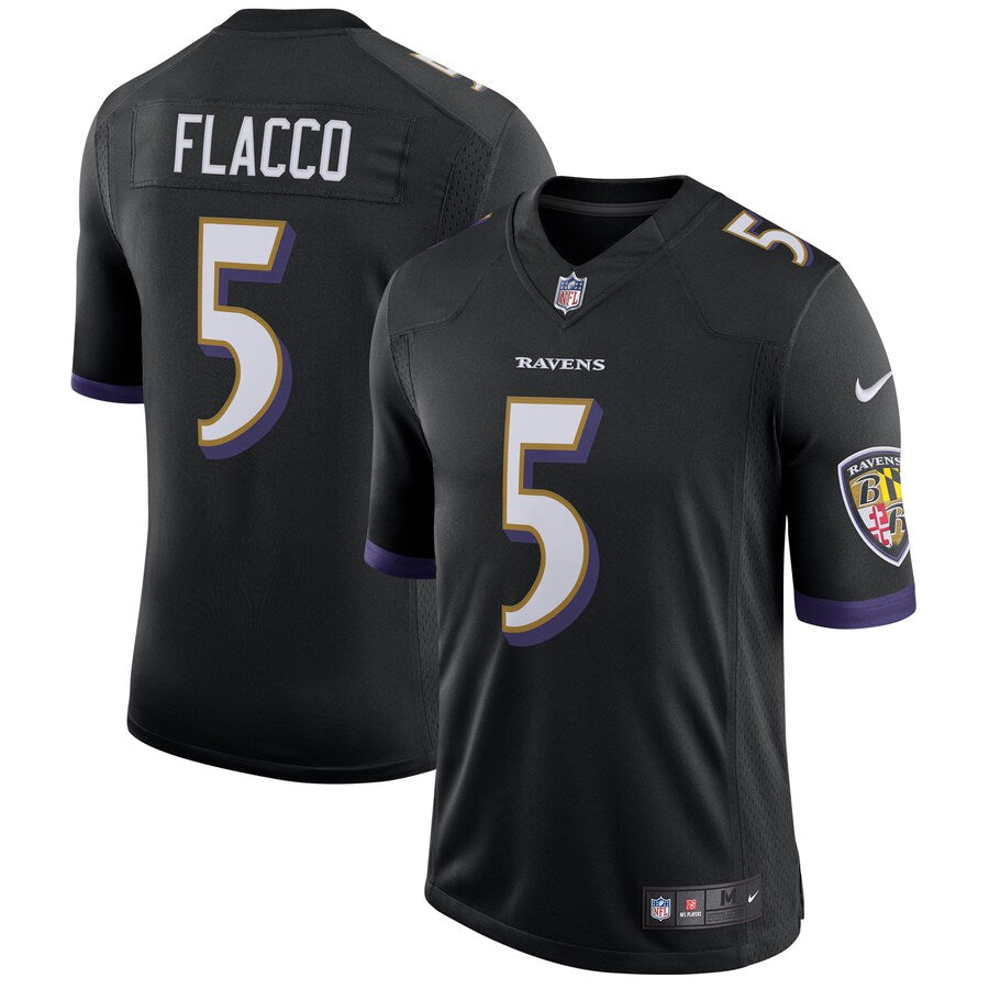 Baltimore Ravens Joe Flacco Limited Black Football Jersey product image