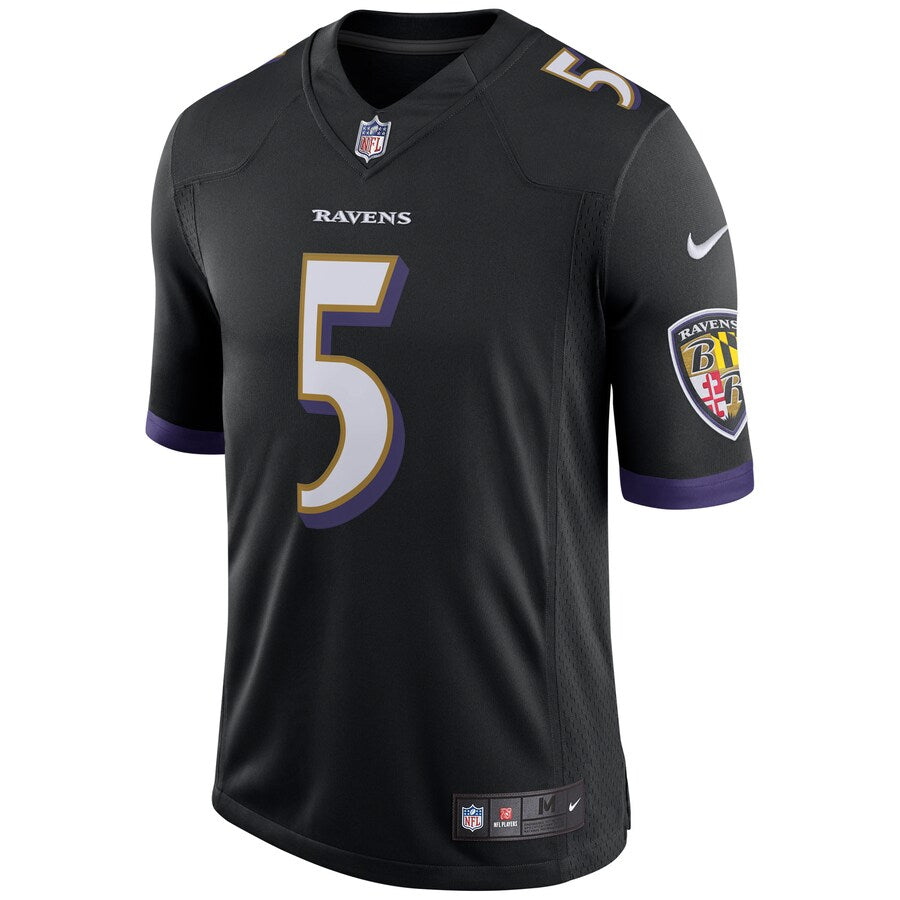 Baltimore Ravens Joe Flacco Limited Black Football Jersey product image