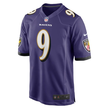 Baltimore Ravens Justin Tucker Game Purple Football Jersey product image