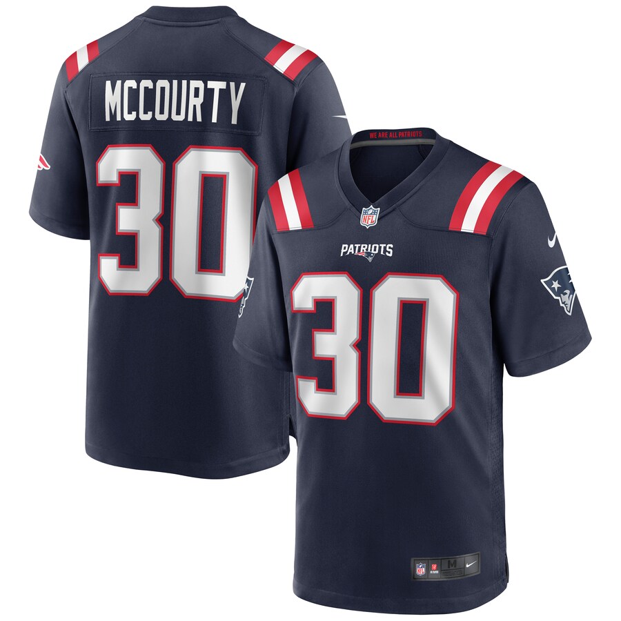 New England Patriots Jason Mccourty Game Navy Football Jersey product image