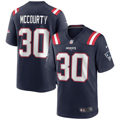New England Patriots Jason Mccourty Game Navy Football Jersey product image