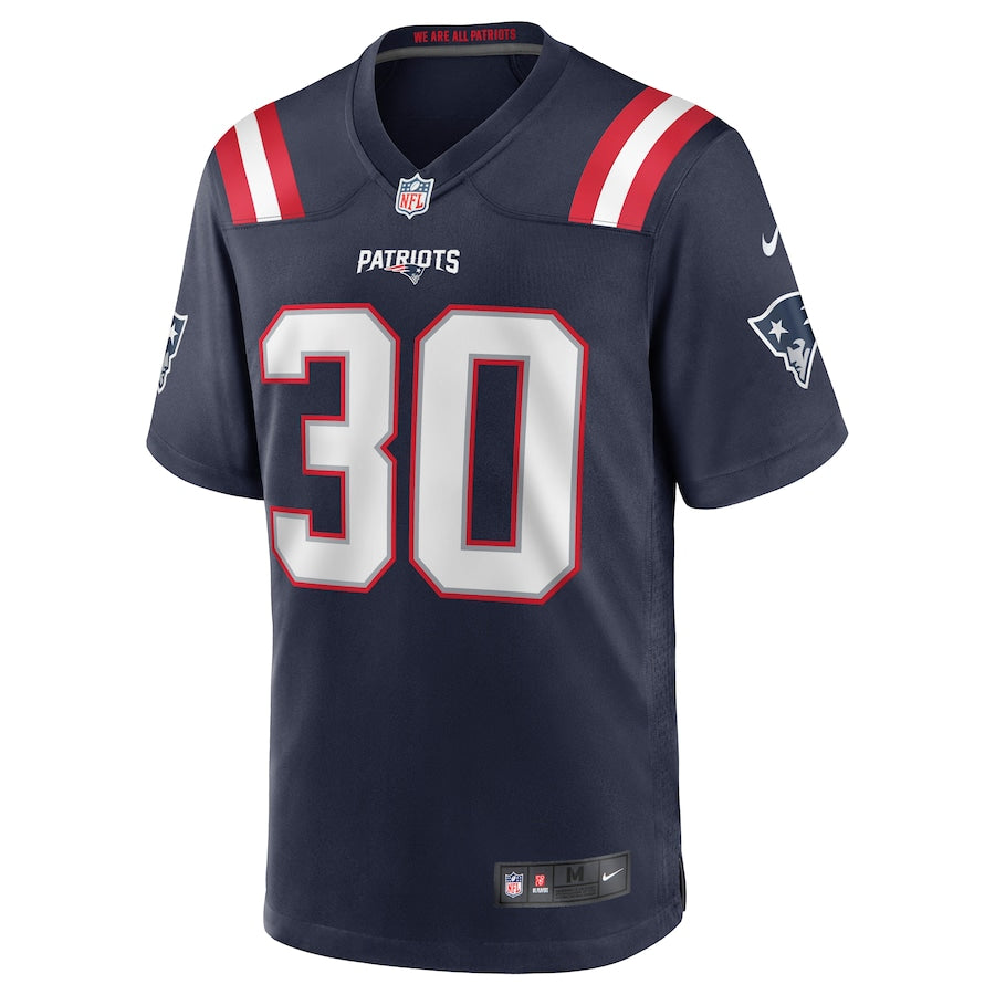 New England Patriots Jason Mccourty Game Navy Football Jersey product image