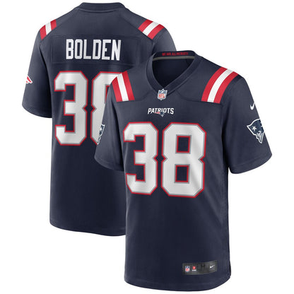 New England Patriots Brandon Bolden Game Navy Football Jersey product image