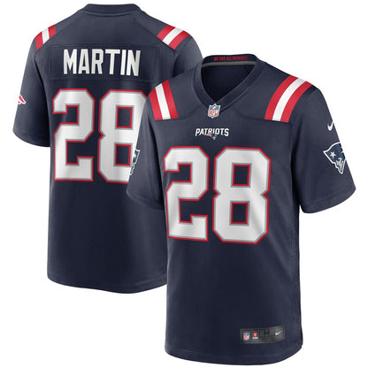 New England Patriots Curtis Martin Game Navy Football Jersey product image