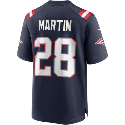 New England Patriots Curtis Martin Game Navy Football Jersey product image