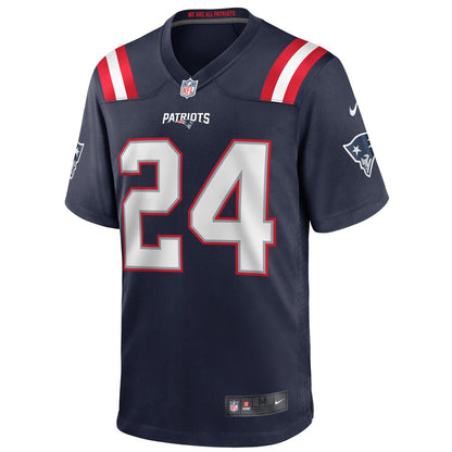 New England Patriots Stephon Gilmore Game Navy Football Jersey product image