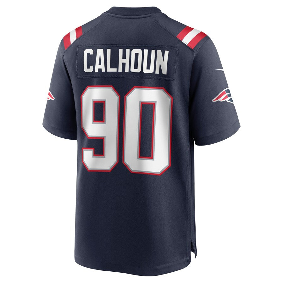 New England Patriots Shilique Calhoun Game Navy Football Jersey product image