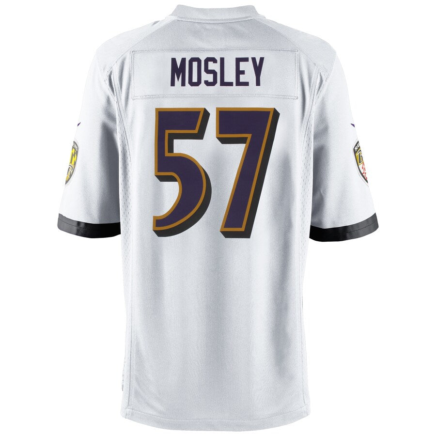 Baltimore Ravens C.j. Mosley Game White Football Jersey product image
