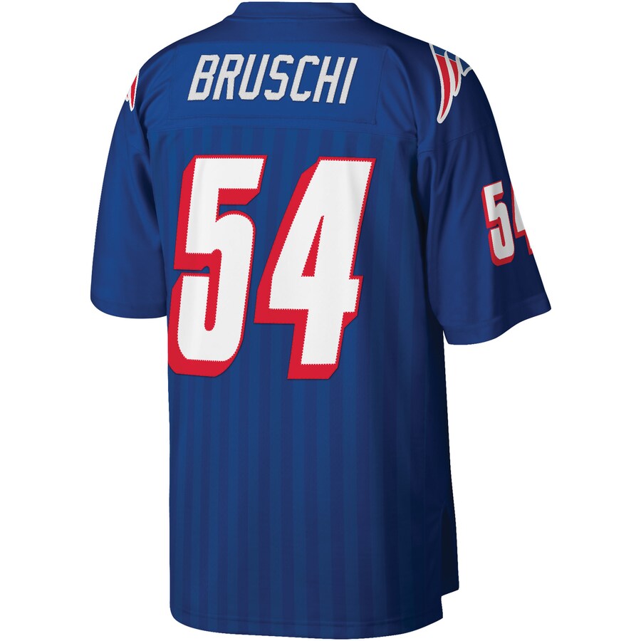 New England Patriots Tedy Bruschi Legacy Royal Football Jersey product image