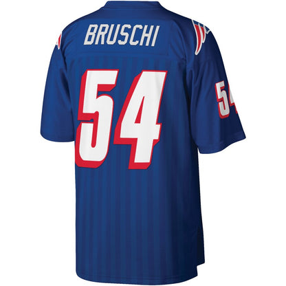 New England Patriots Tedy Bruschi Legacy Royal Football Jersey product image