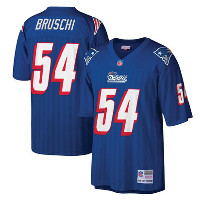 New England Patriots Tedy Bruschi Legacy Royal Football Jersey product image