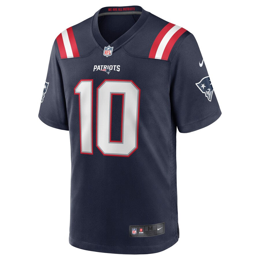 New England Patriots Damiere Byrd Game Navy Football Jersey product image