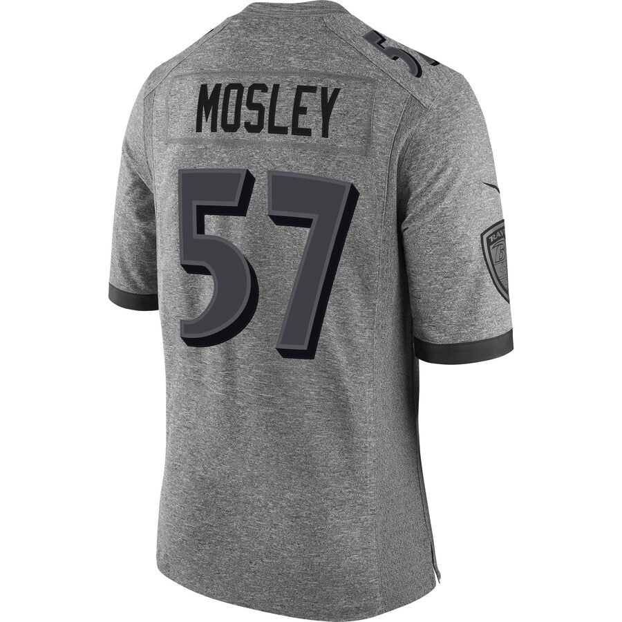 Baltimore Ravens C.j. Mosley Limited Gray Football Jersey product image