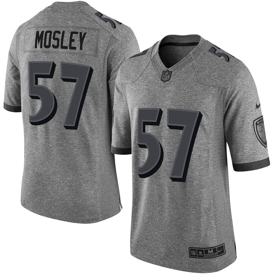Baltimore Ravens C.j. Mosley Limited Gray Football Jersey product image