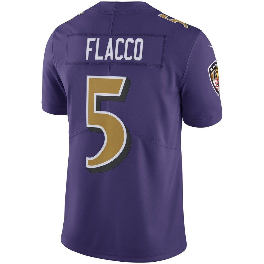 Baltimore Ravens Joe Flacco Limited Purple Football Jersey product image