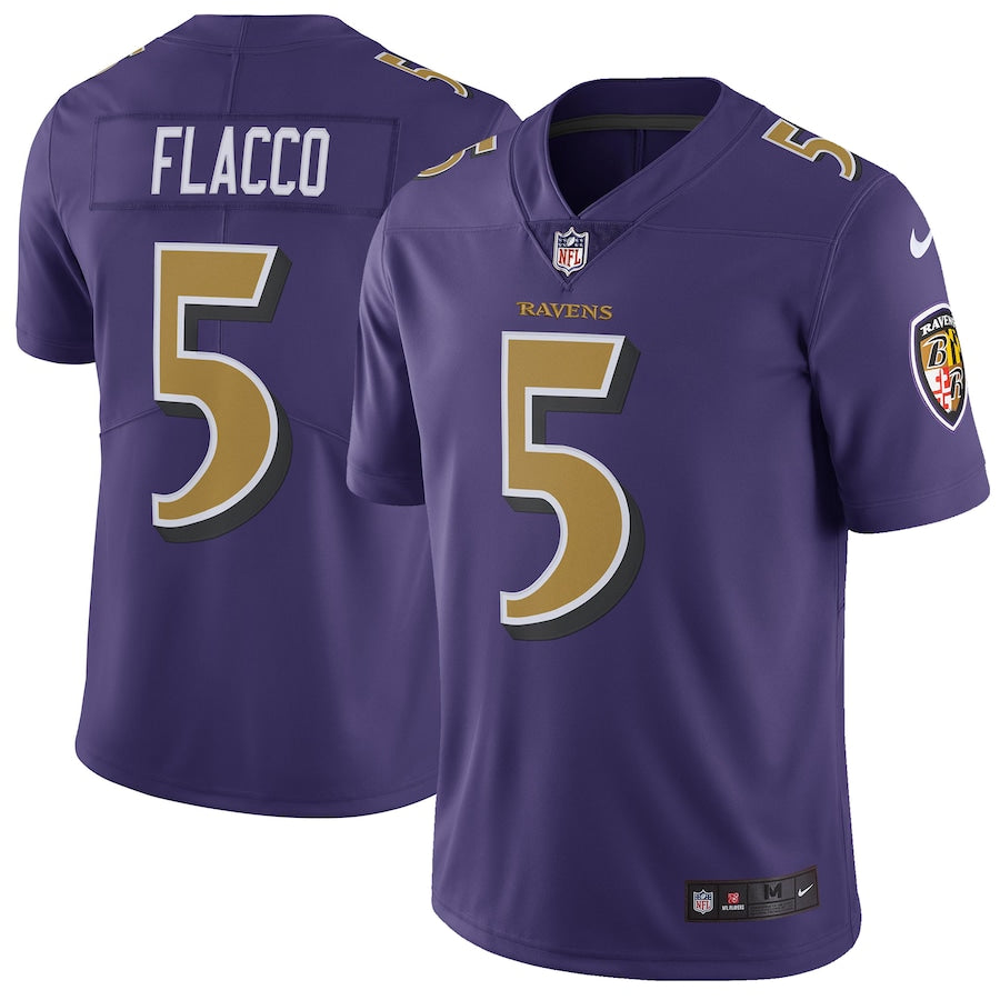 Baltimore Ravens Joe Flacco Limited Purple Football Jersey product image