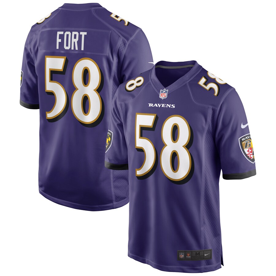 Baltimore Ravens Game Purple Football Jersey product image
