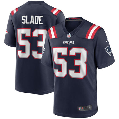 New England Patriots Chris Slade Game Navy Football Jersey product image