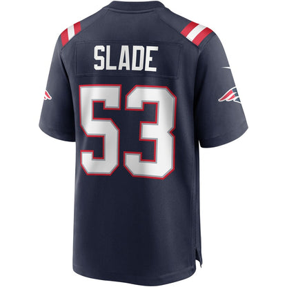 New England Patriots Chris Slade Game Navy Football Jersey product image