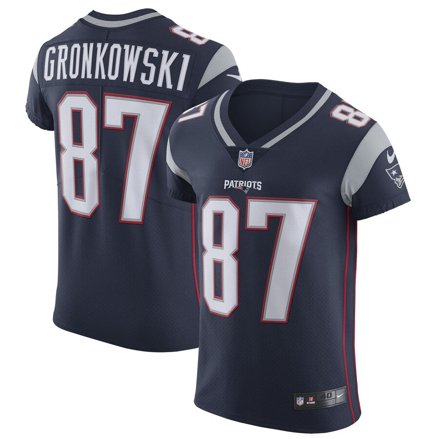New England Patriots Rob Gronkowski Alternate Navy Football Jersey product image
