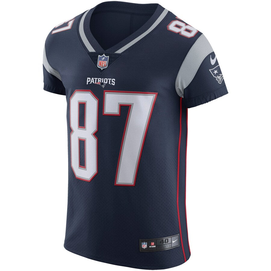 New England Patriots Rob Gronkowski Alternate Navy Football Jersey product image