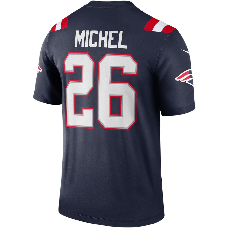 New England Patriots Sony Michel Navy Football Jersey product image