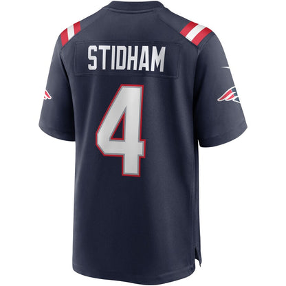 New England Patriots Jarrett Stidham Game Navy Football Jersey product image