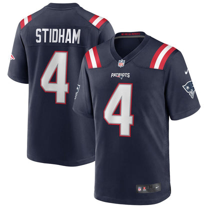 New England Patriots Jarrett Stidham Game Navy Football Jersey product image