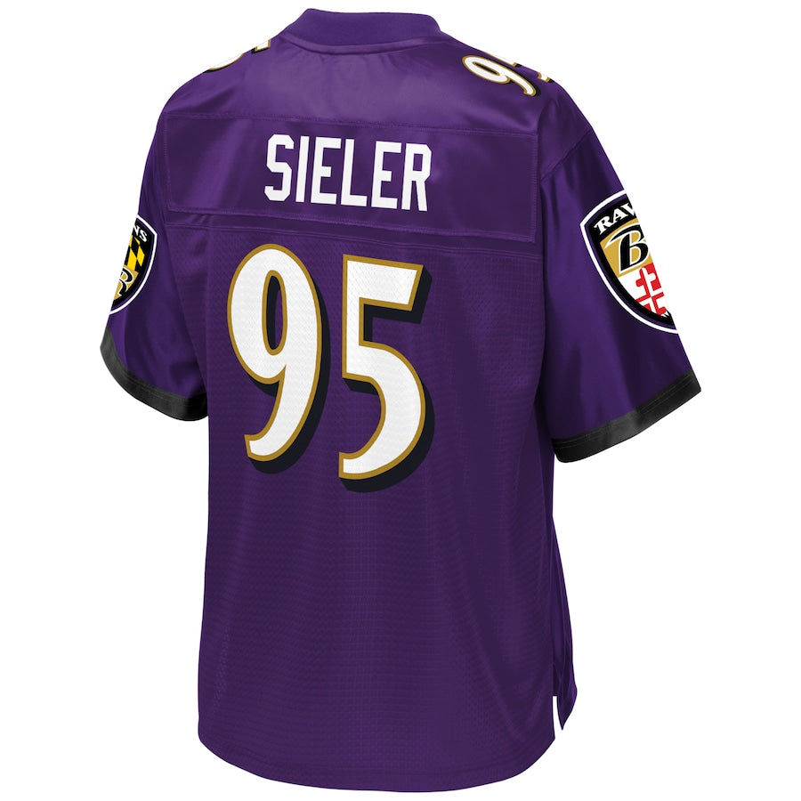 Baltimore Ravens Zach Sieler Pro Line Purple Football Jersey product image