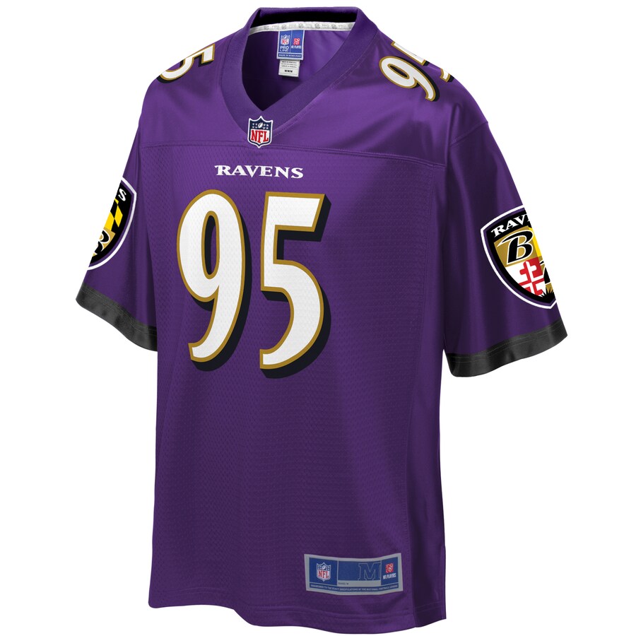 Baltimore Ravens Zach Sieler Pro Line Purple Football Jersey product image
