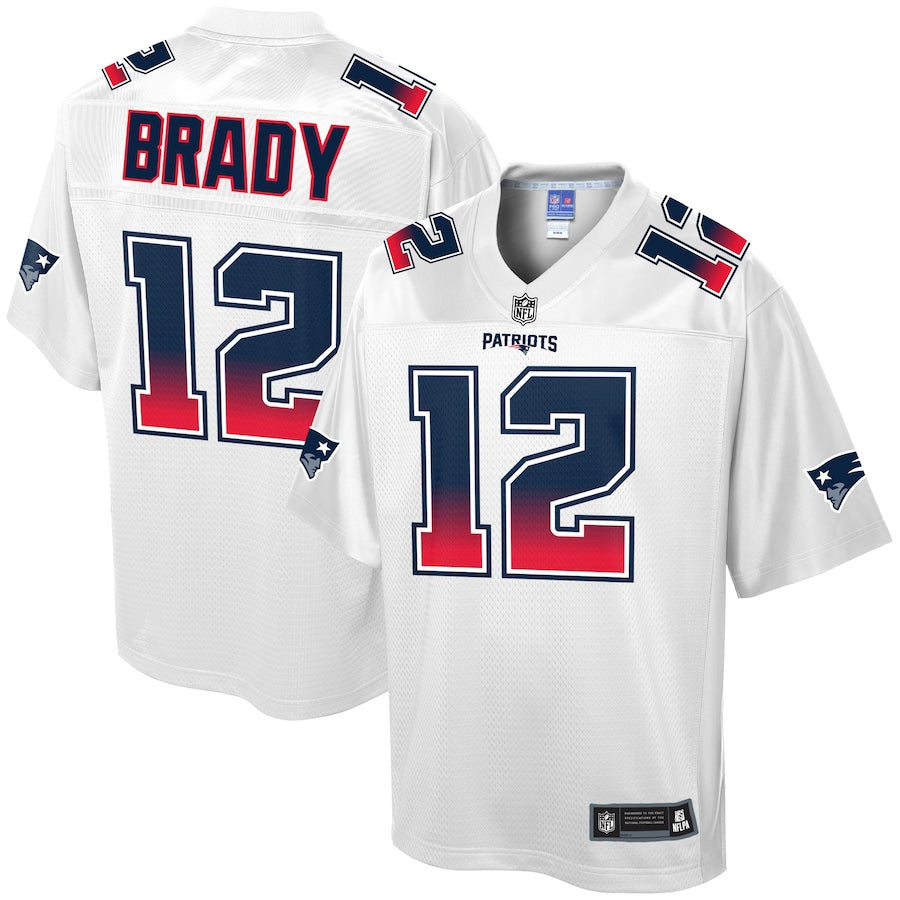 New England Patriots Tom Brady Pro Line White Football Jersey product image
