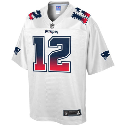New England Patriots Tom Brady Pro Line White Football Jersey product image