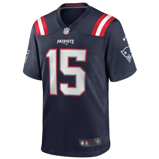 New England Patriots N'keal Harry Game Navy Football Jersey product image
