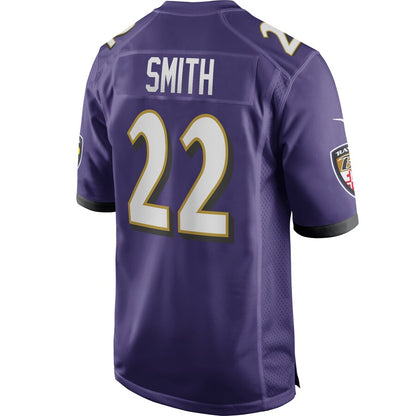 Baltimore Ravens Jimmy Smith Team Game Purple Football Jersey product image